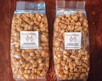 CARAMEL Coated Dry Roasted Peanuts!!! (2 lbs)