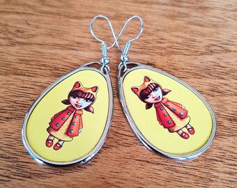 Earrings | Cat Gurrl MATILDE | Yellow