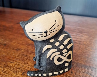 Halloween Cat Doll | Skeleton Cat | 3D Printed, Hand Painted, Made to order