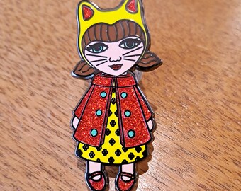 Cat Gurrl MATILDE: Enamel Pin
