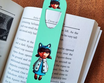 Bookmark | Cat Gurrl IMANI | Pale Green
