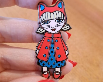 Cat Gurrl ASTRID: Enamel Pin