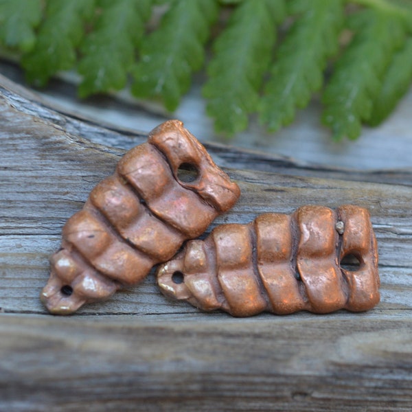 Heed The Warning! - Handmade Copper Rattlesnake Rattle Connectors