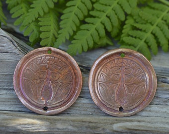 Japanese Crest- Handmade Copper Components