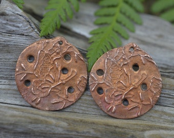 Handmade Copper Summer Butterfly Charms