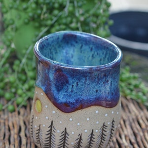 Mountain Lover's Mug Rustic Handmade Stoneware Mug image 9