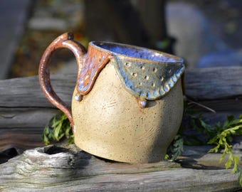 Gypsy Mug- Handmade Stoneware Ceramic Art Mug