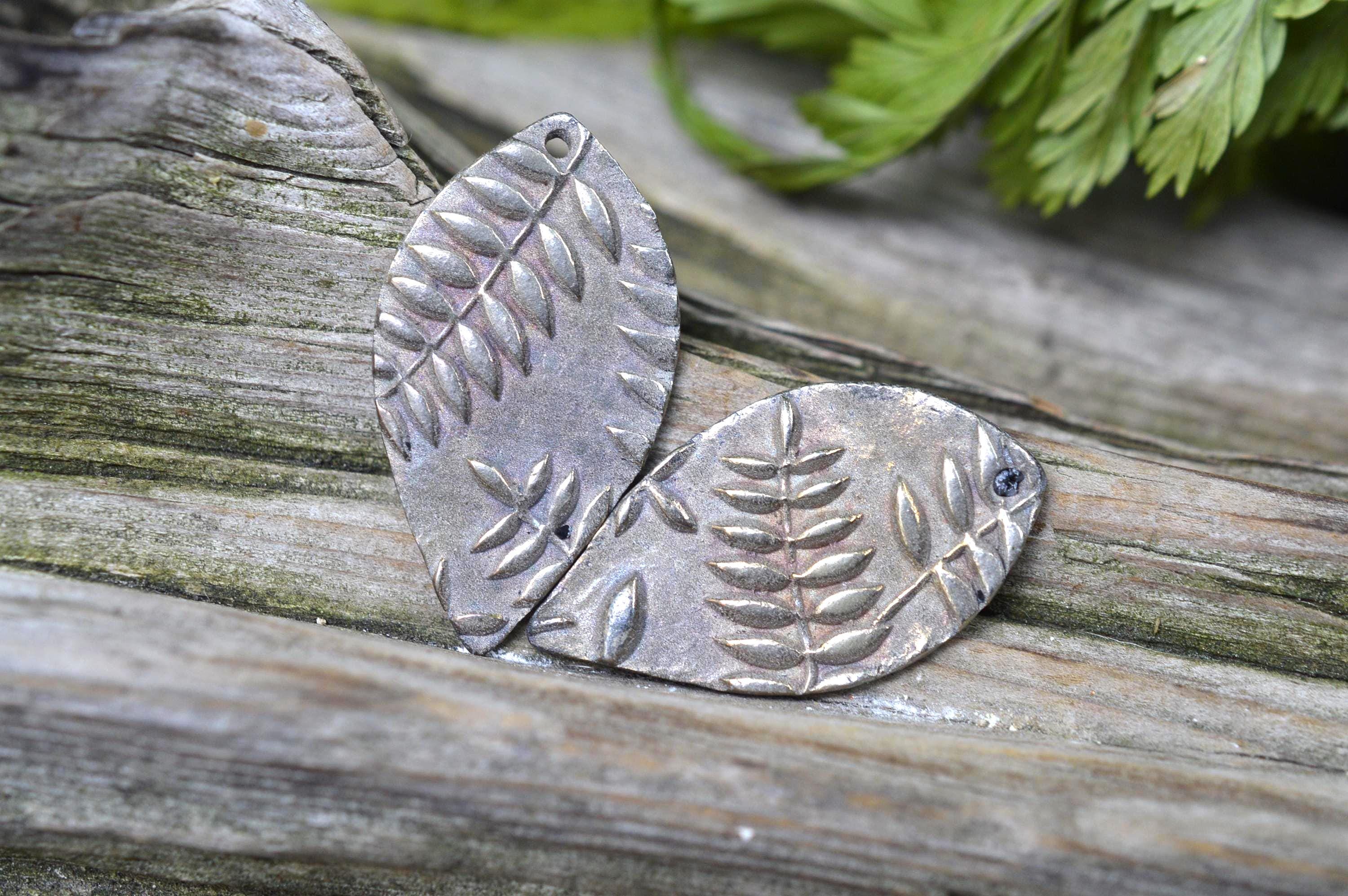 Botanical=- Handmade White Copper Charms Singapore