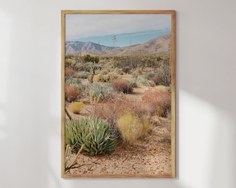 Deserto colorato della California - Splendida stampa paesaggistica, Fotografia di paesaggi americani, Stampa fotografica del deserto, Arte murale del sud-ovest