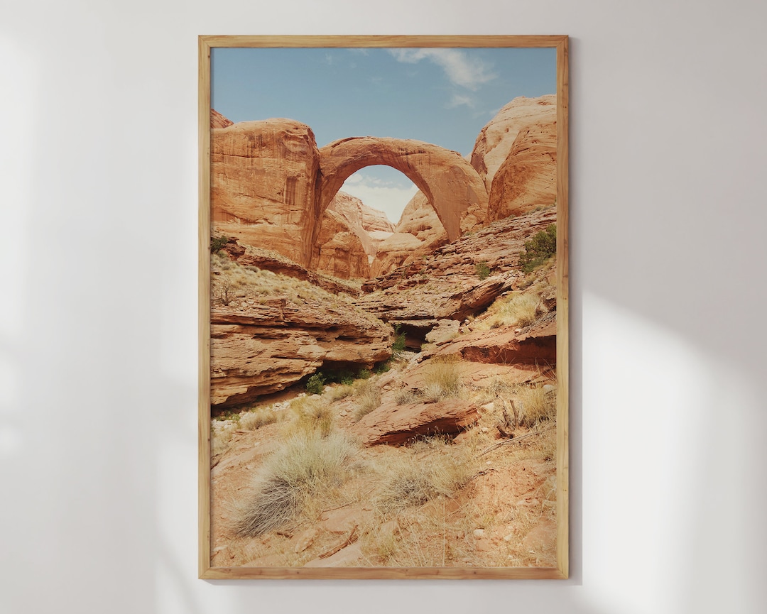 Desert Arch Print - Western Decor, Southwest Wall Art, Desert ...