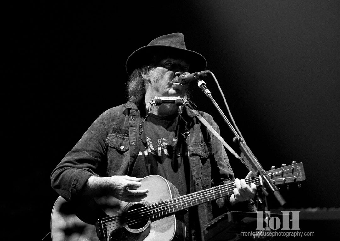 Neil Young Concert Fine Art Print Etsy