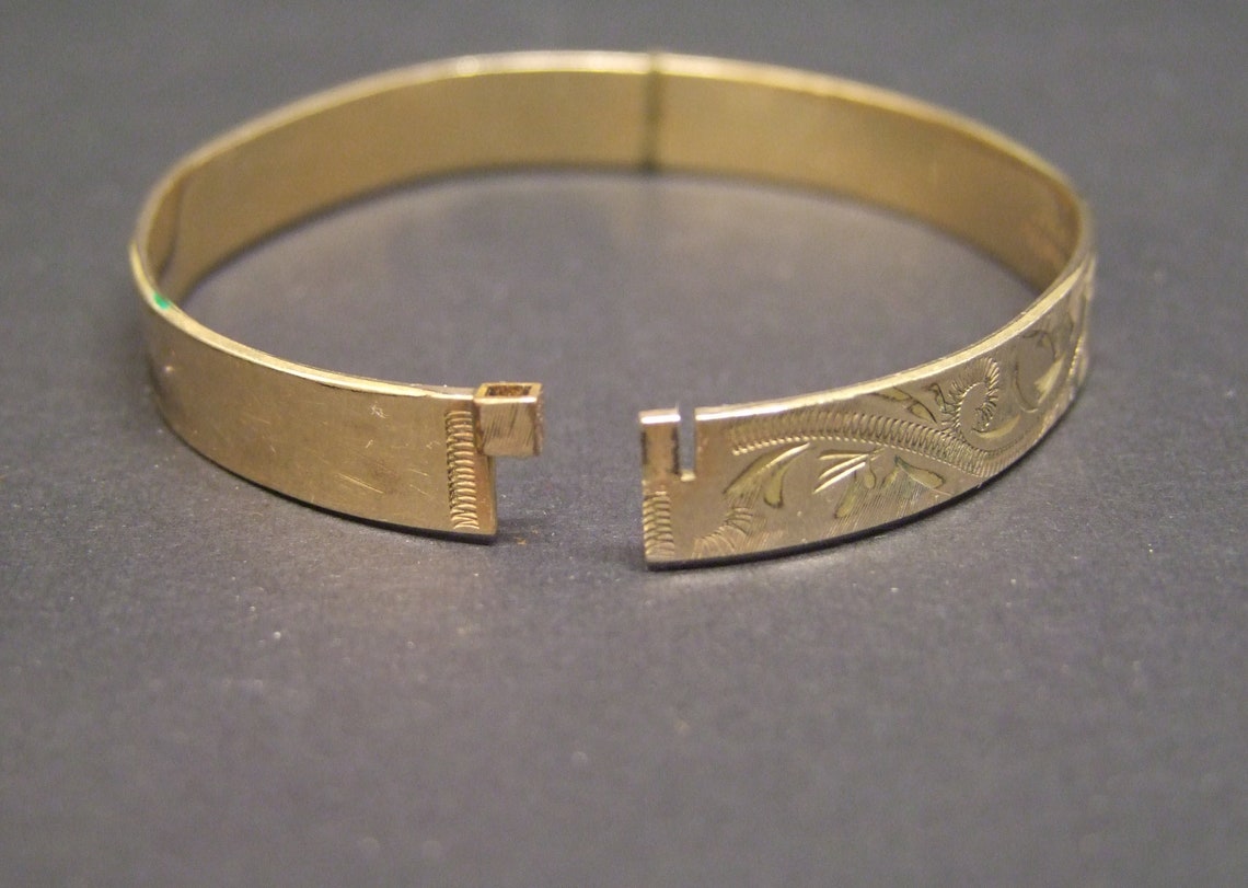 Vintage 9 carat rolled gold bracelet Weighs 14.3 g Etsy