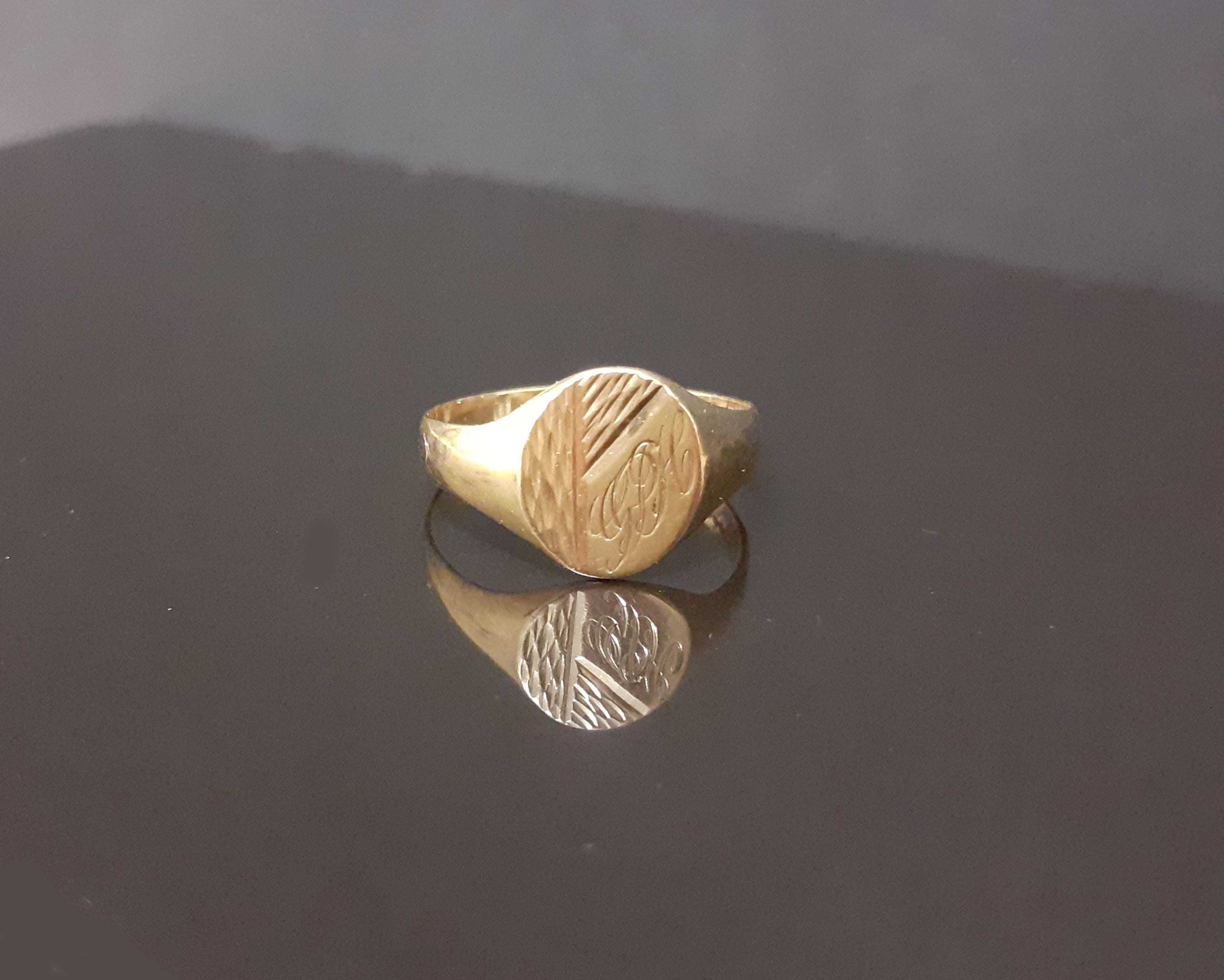 DO NOT DO 1 COIN SIGNET RING 1円リング 14号 DO NOT DO 1