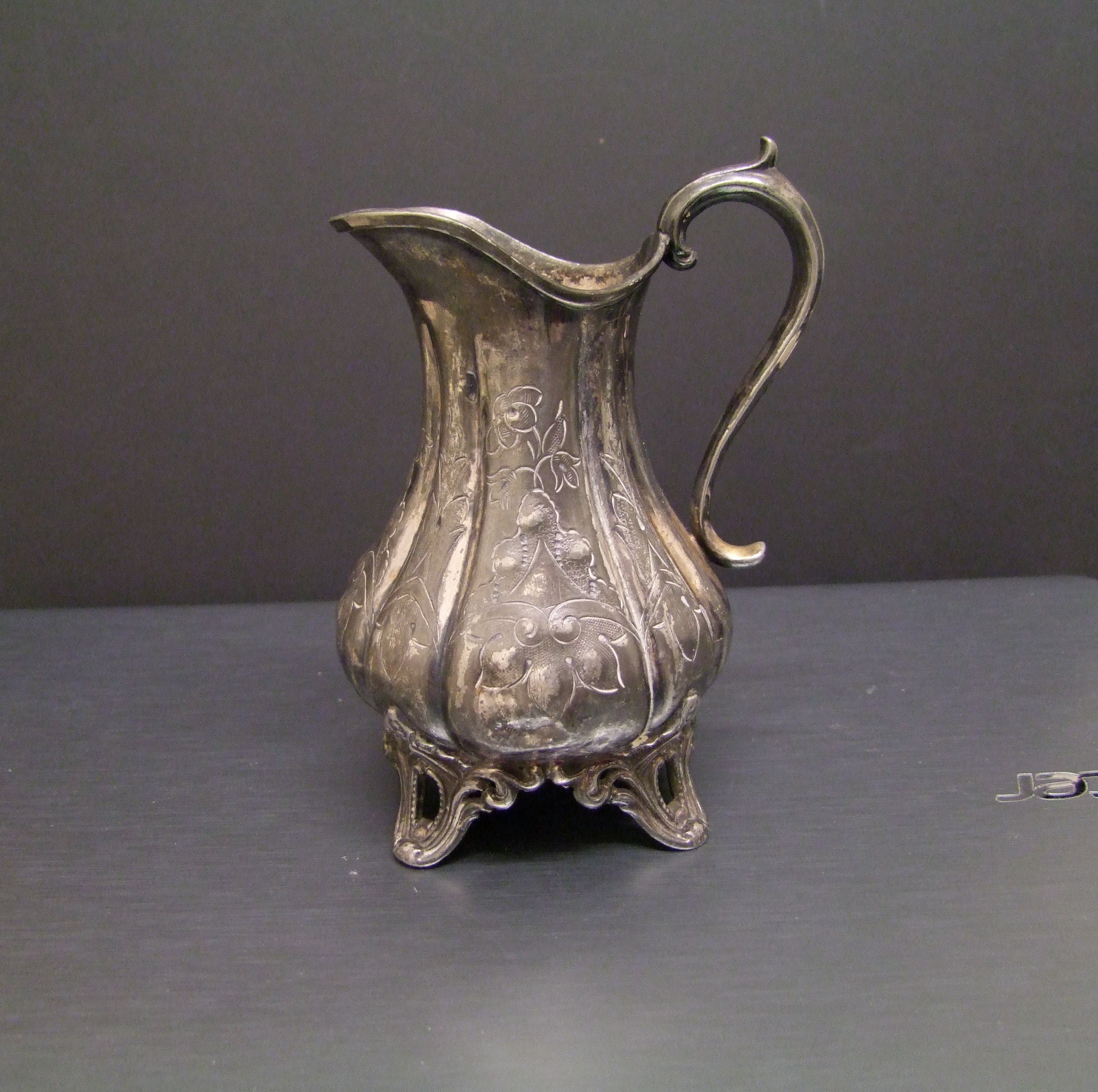 Silver plate milk jug circa 1880 13.5 cm tall Etsy