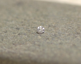 Genuine tested ethical round brilliant cut diamond 1.7 mm x 1.1 mm 0.02 Carat