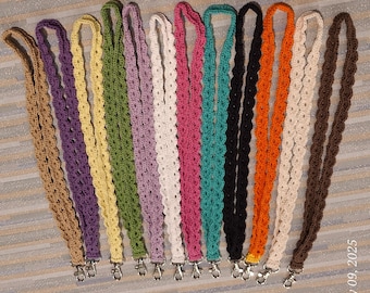 Crocheted Lanyard, Crocheted Keychain