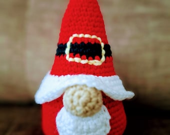 Mini Santa Gnome, Christmas Gnome, Holiday Decor