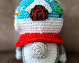 Snowglobe Hat Gnome: Handmade Christmas Holiday Decor