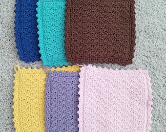 Double Thick Crochet Potholders/Hotpads, Kitchen Decor, Housewarming Gift