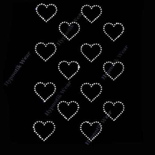 Hotfix Iron on Rhinestone Transfer Alphabet Monogram Script Etsy