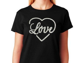 Women's / Unisex Rhinestone T-shirt 