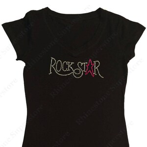 Women's Rhinestone Fitted Snug Shirt 