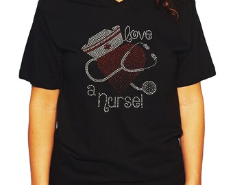 Women's / Unisex Rhinestone T-shirt 
