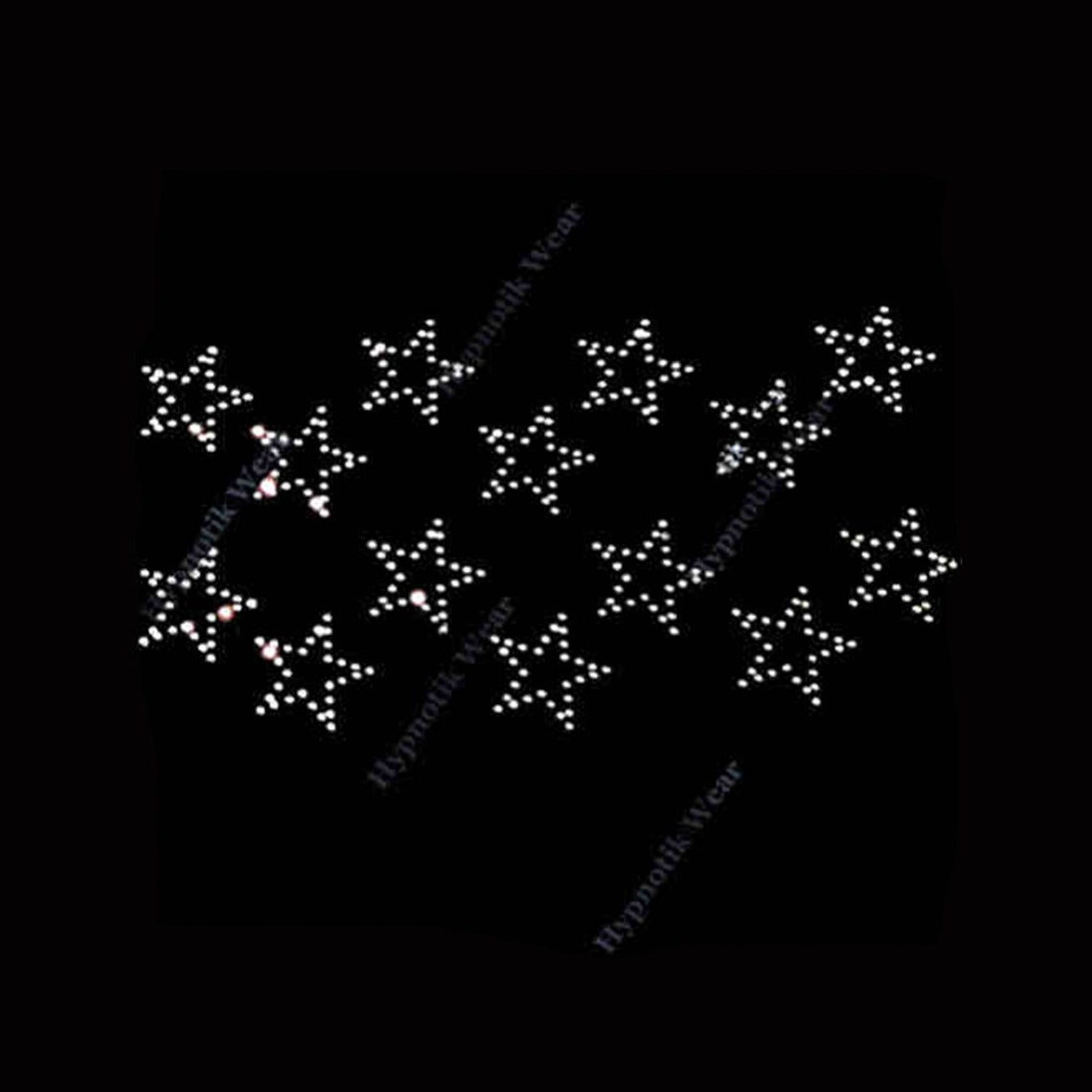 Rhinestone Transfer Rhinestone STAR Sheet 14 Etsy