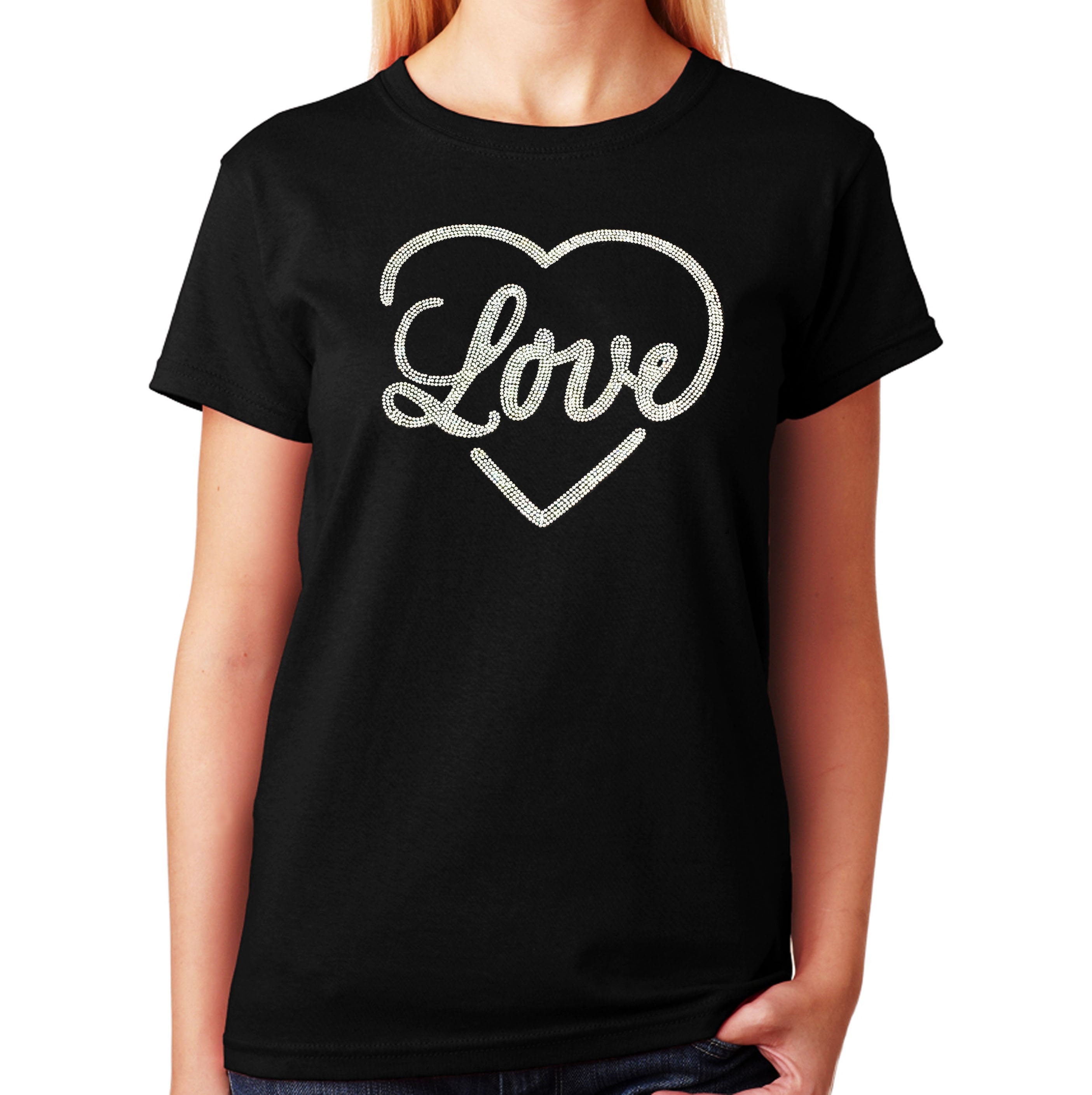 Women's / Unisex Rhinestone T-shirt 