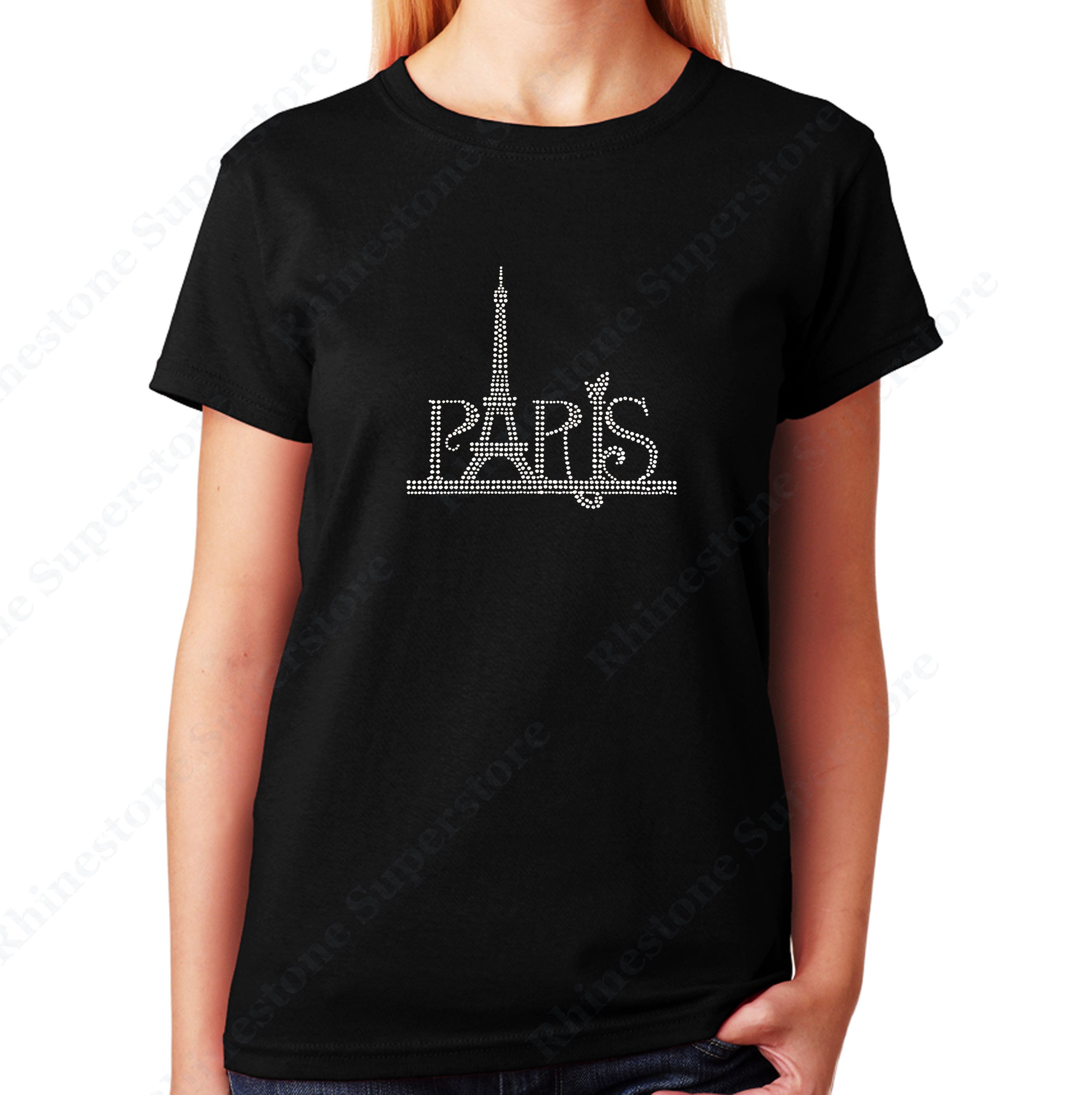 Women's / Unisex Rhinestone T-shirt 