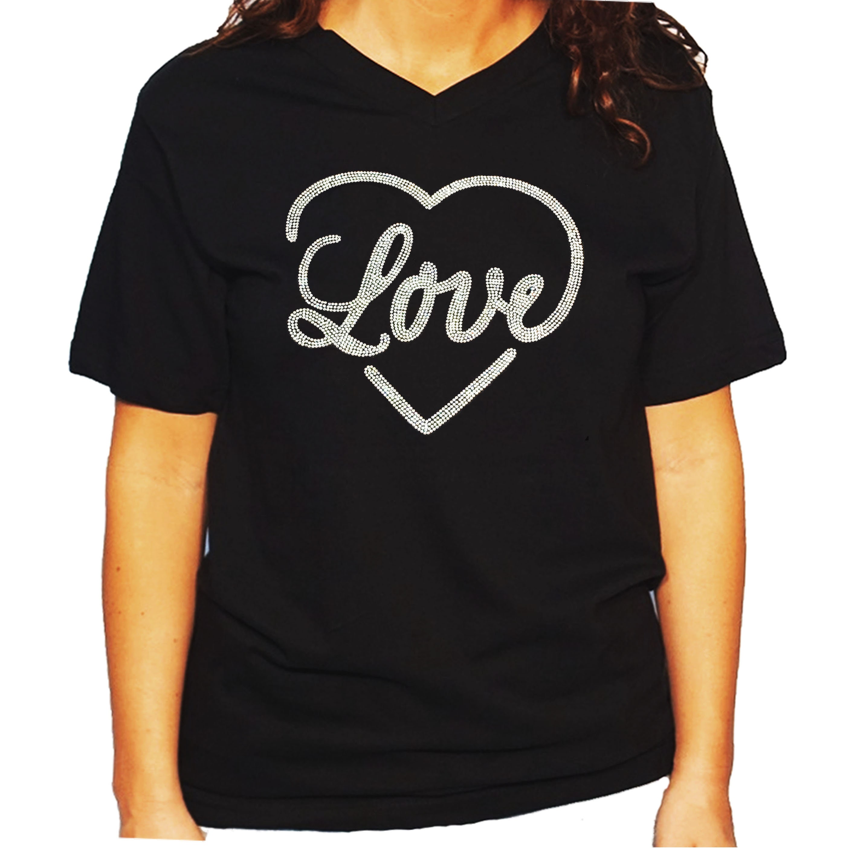 Women's / Unisex Rhinestone T-shirt 
