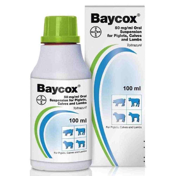 Baycox Bayer Multi 100 ML SMALL BOTTLE is packaged  prevention of coccidiosis  exp. 06/2025 sold by Animal Magister of Virginia,usa