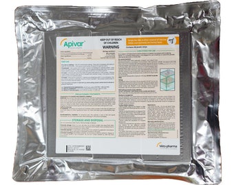 Apivar Strips, Mite Strips, Beetle Traps, Vacuumed Sealed, Beekeeping Essentials, Easy-to-Use, Safe & Effective 60 strips