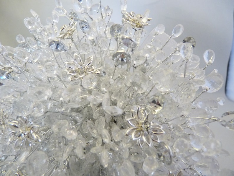 wedding Silver bouquet crystal bouquet -diamante bouquet Great brooch alternative Beaded bouquet Brides bouquet flower bouquet