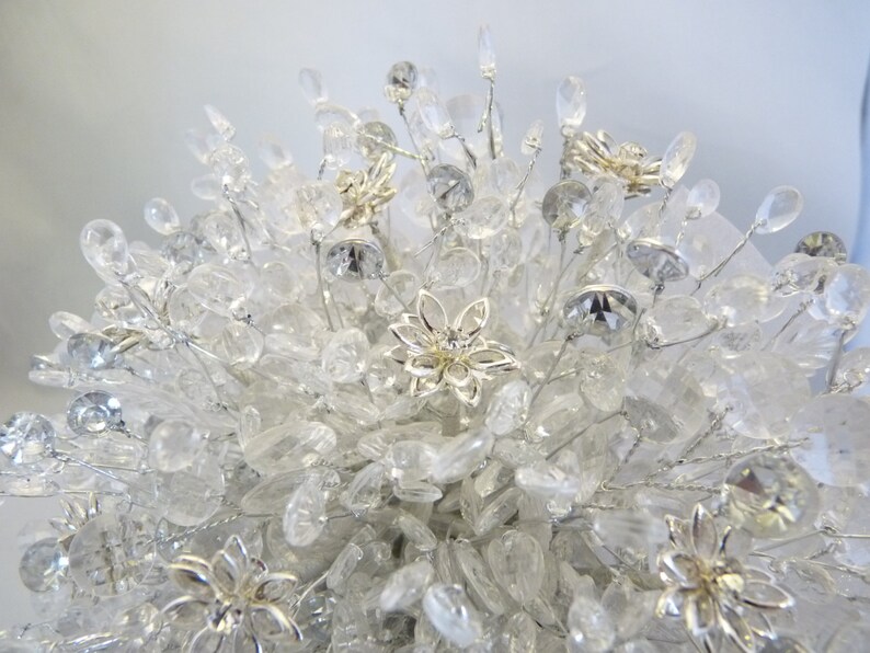 wedding Silver bouquet crystal bouquet -diamante bouquet Great brooch alternative Beaded bouquet Brides bouquet flower bouquet