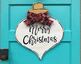 Christmas door hangerChristmas door decorationchristmas tree | Etsy