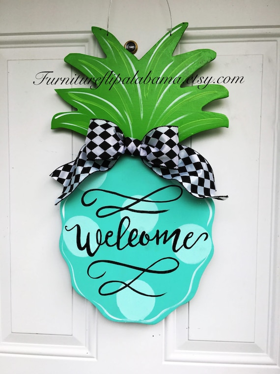 Summer Door Hanger Pineapple Hangerspring