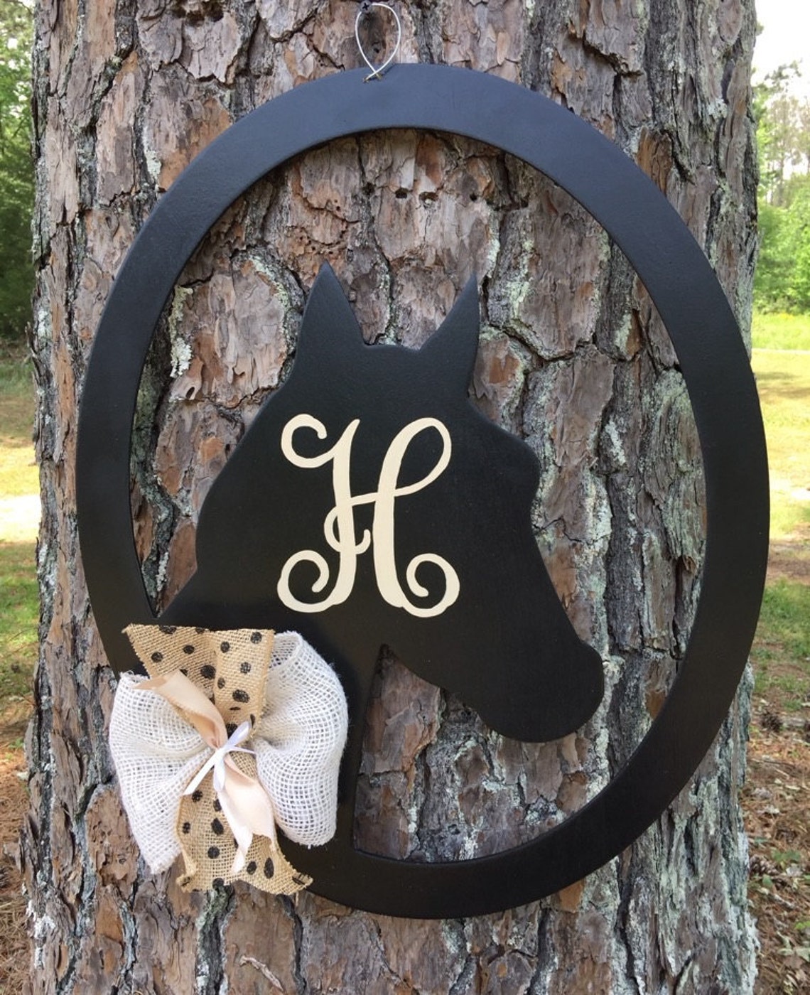Horse head door hangerKentucky Derby door hangerKentucky Etsy