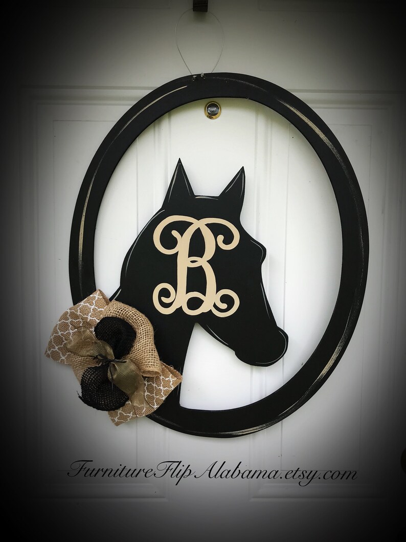 Horse head door hangerKentucky Derby door hangerKentucky Etsy