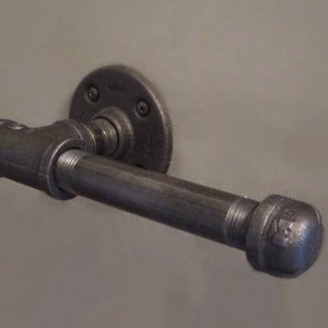 Industrial Pipe Paper Holder