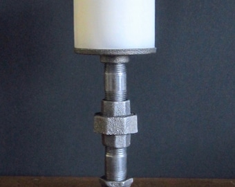 Industrial Pipe Candle Holder - Large