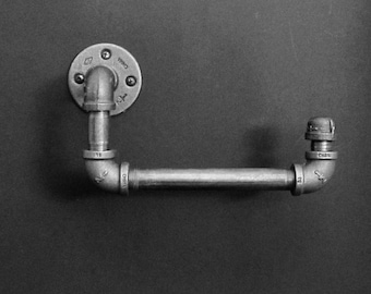 Industrial Pipe Hand Towel Bar