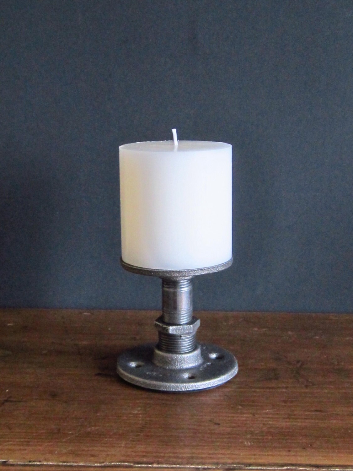 Industrial Pipe Candle Holder - Medium - Etsy, image size:1125x1500