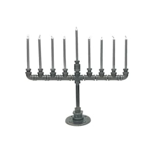 Industrial Pipe Menorah image 3