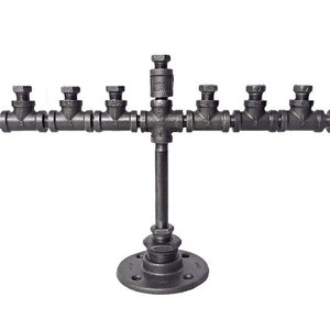 Industrial Pipe Menorah image 2