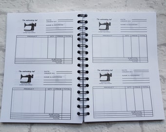 Order Book - Spiral Bound Order Book - Custom Order Book - Small Business Order Book - Personalised Order Book - Order Forms - Order Form