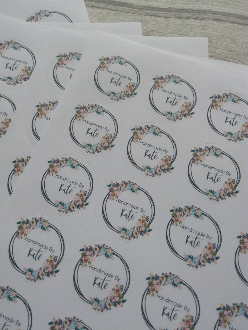 Logo Labels - Logo Stickers - Personalised Stickers - Circle Stickers ...