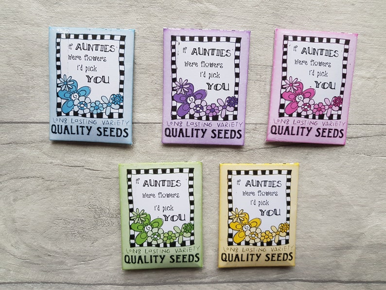 Mini Seed Pack Wild Flower Seeds Seed Pack Seeds For Mum Mothers Day Gift Garden Gift Seed Bomb Alternative Garden Seeds image 1