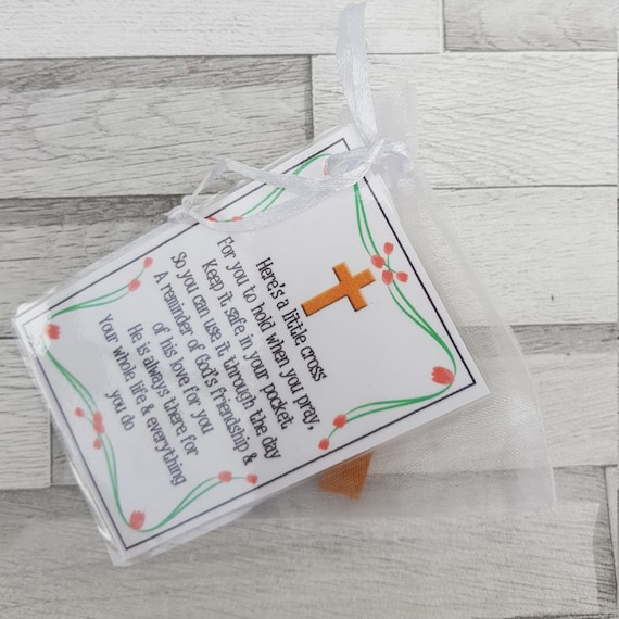 Agora Cross In My Pocket Set with God Loves You Cross and Poem Card (100)