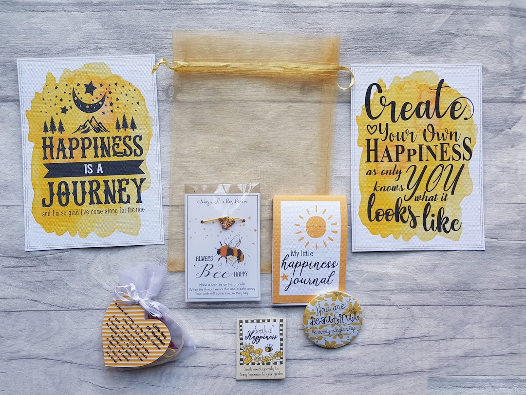 Happiness Gift Box of Happiness Sending You Some Happiness Etsy